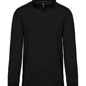 Kariban Zip Neck Sweatshirt
