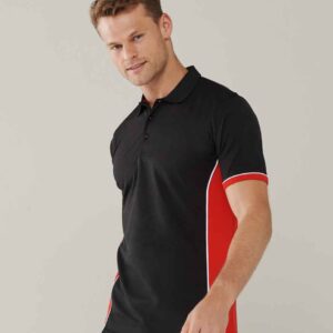 Finden + Hales Contrast Panel Polo Shirt