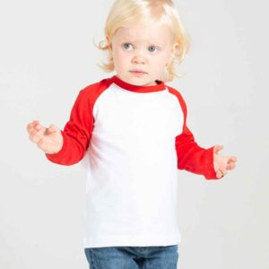 Larkwood Baby/Toddler Long Sleeve Baseball T-Shirt