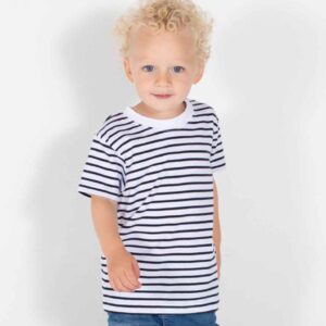 Larkwood Baby/Toddler Striped Crew Neck T-Shirt