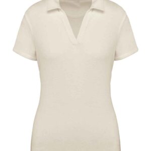 Native Spirit Ladies Terry Towel Polo Shirt