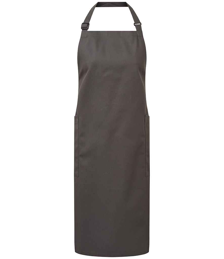 Premier Recycled Polyester and Fairtrade Organic Cotton Bib Apron - Image 5