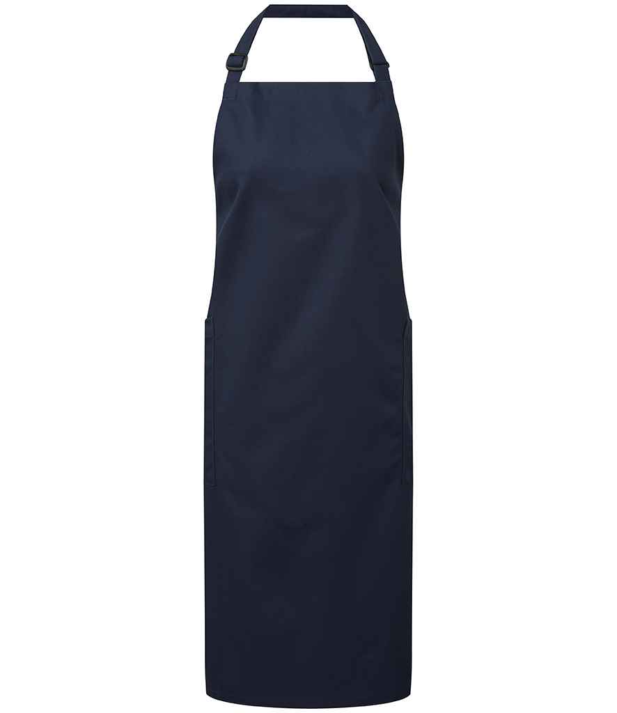 Premier Recycled Polyester and Fairtrade Organic Cotton Bib Apron - Image 4