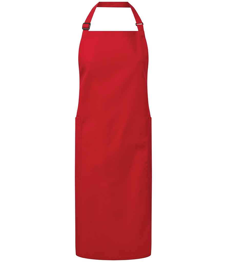 Premier Recycled Polyester and Fairtrade Organic Cotton Bib Apron - Image 6