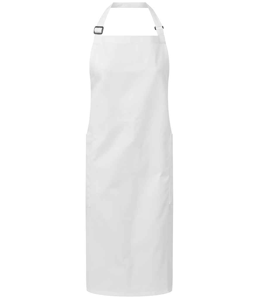 Premier Recycled Polyester and Fairtrade Organic Cotton Bib Apron - Image 3
