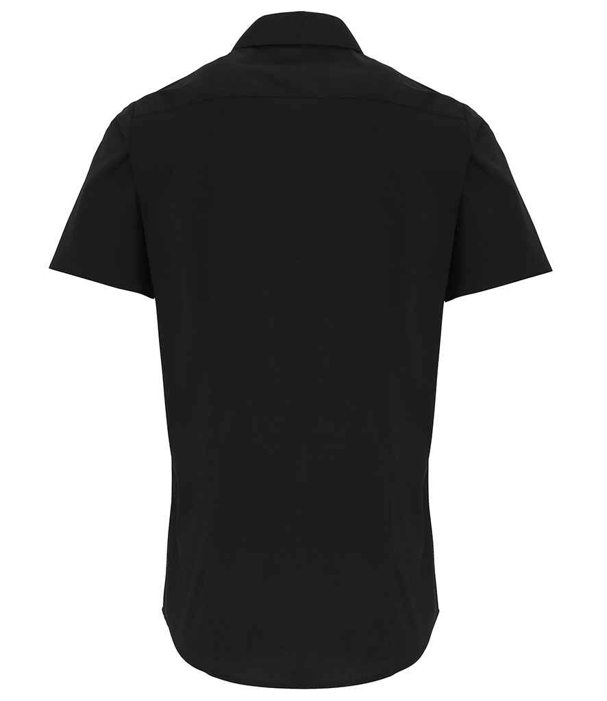 Premier Short Sleeve Stretch Fit Poplin Shirt - Image 6