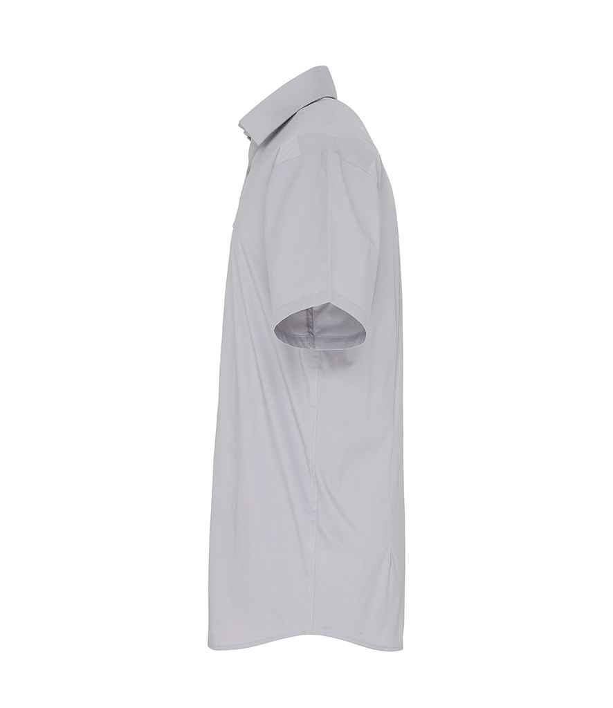 Premier Short Sleeve Stretch Fit Poplin Shirt - Image 13