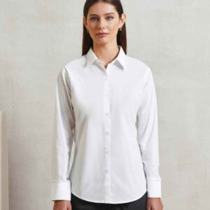 Premier Ladies Supreme Long Sleeve Poplin Shirt