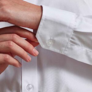 Premier Ladies Banded Collar Grandad Shirt