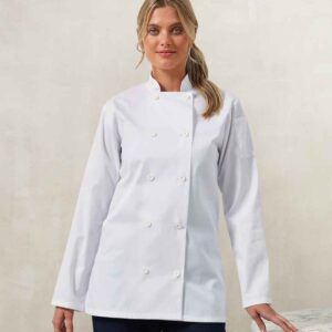 Premier Ladies Long Sleeve Chef's Jacket