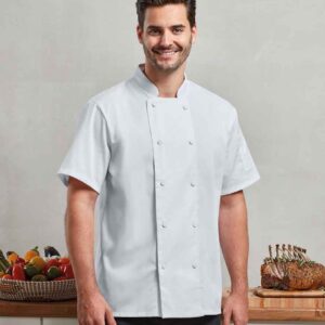 Premier Coolchecker® Short Sleeve Chef's Jacket