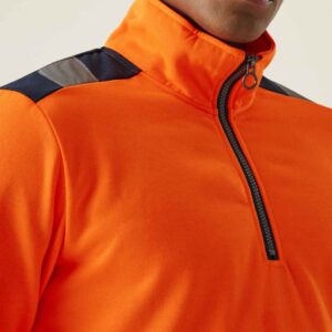 Regatta High Visibility Pro 1/4 Zip Sweatshirt