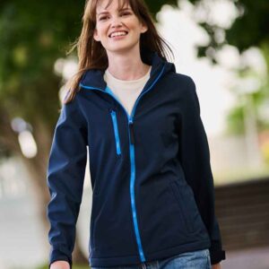 Regatta Ladies Venturer Three Layer Hooded Soft Shell Jacket
