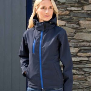 Result Core Ladies Hooded Soft Shell Jacket