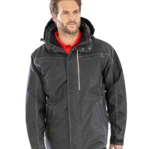 Result Work-Guard Denim Texture Rugged Jacket