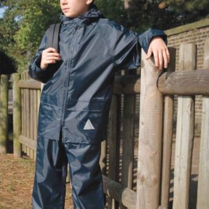 Result Kids Waterproof Jacket/Trouser Suit in Carry Bag