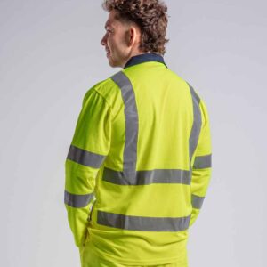 Pro RTX High Visibility Long Sleeve Polo Shirt