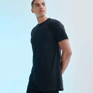 SF Clothing Longline Dipped Hem T-Shirt