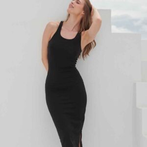 SF Clothing Ladies Racer Back Midi Dress