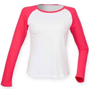 SF Clothing Ladies Long Sleeve Baseball T-Shirt