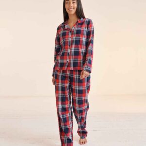 SF Clothing Ladies Tartan Lounge Set