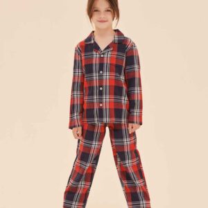 SF Clothing Kids Tartan Lounge Set