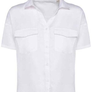 Spasso Ladies Short Sleeve Oversized TENCEL™ Shirt