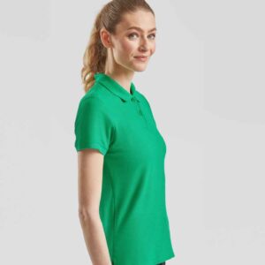 Fruit of the Loom Lady-Fit Premium Cotton Piqué Polo Shirt