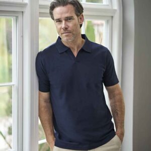 Tee Jays Luxury Stretch V Neck Polo Shirt