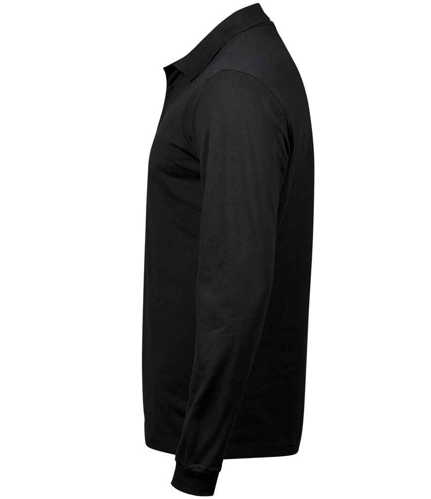 Tee Jays Luxury Stretch Long Sleeve Polo Shirt - Image 8