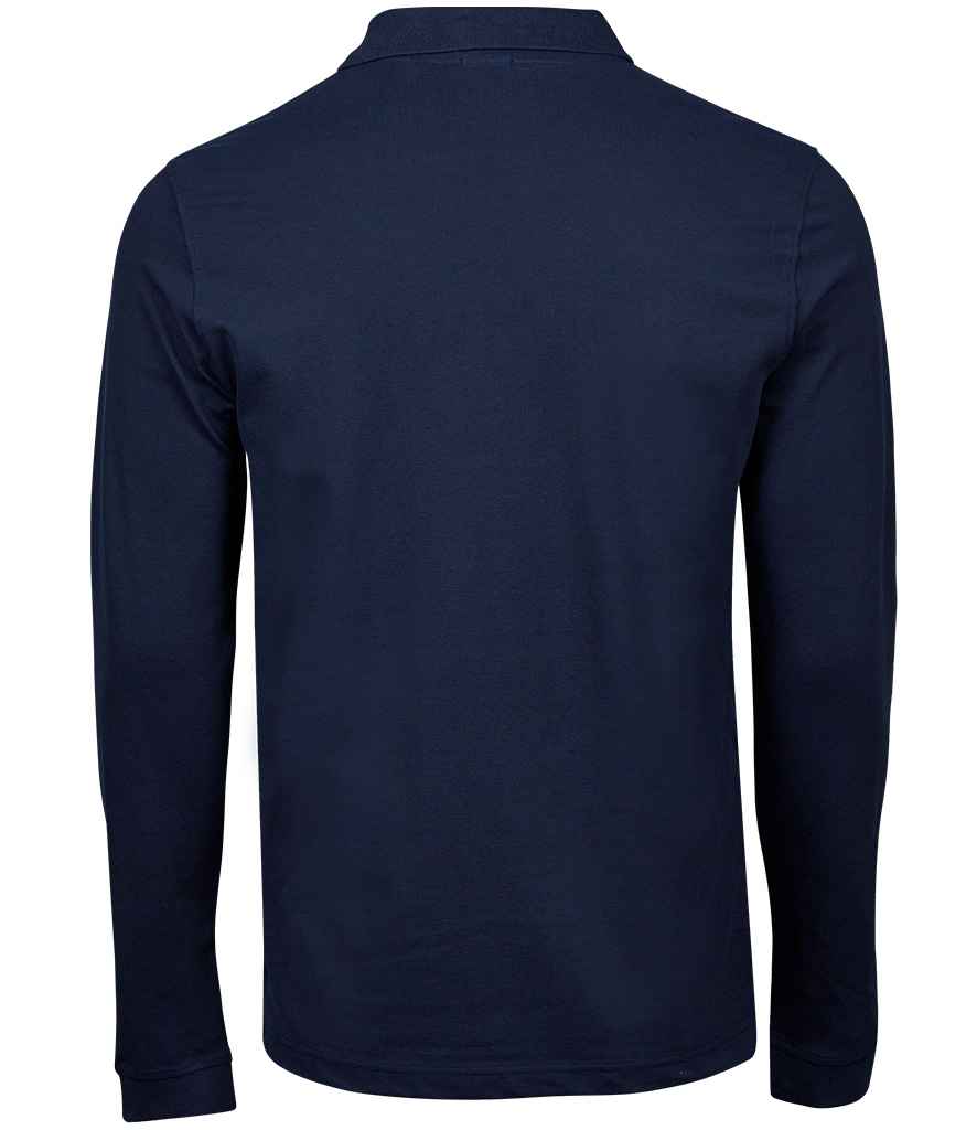 Tee Jays Luxury Stretch Long Sleeve Polo Shirt - Image 4