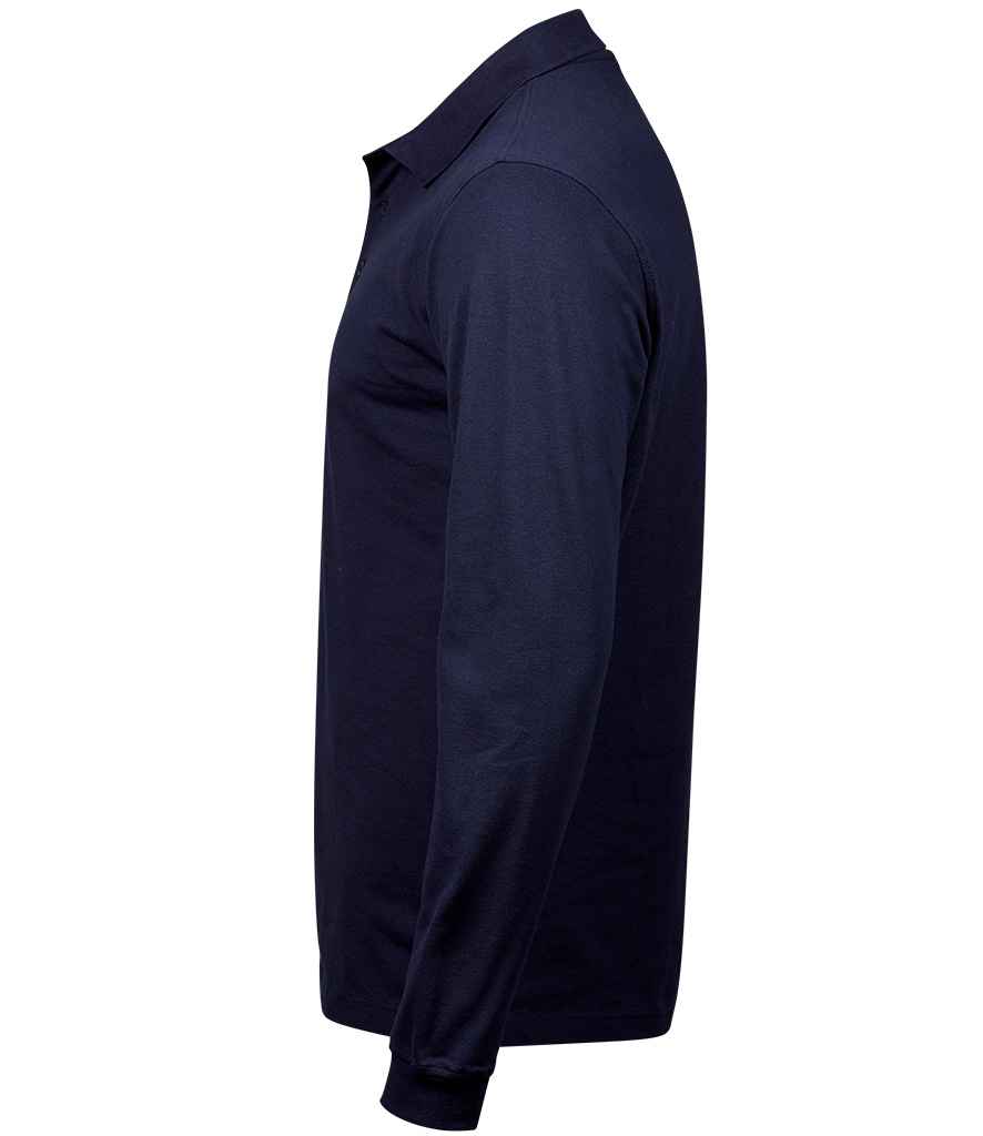 Tee Jays Luxury Stretch Long Sleeve Polo Shirt - Image 10