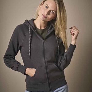 Tee Jays Ladies Fashion Zip Hooded Sweatshirt