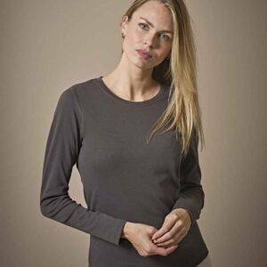 Tee Jays Ladies Long Sleeve Interlock T-Shirt