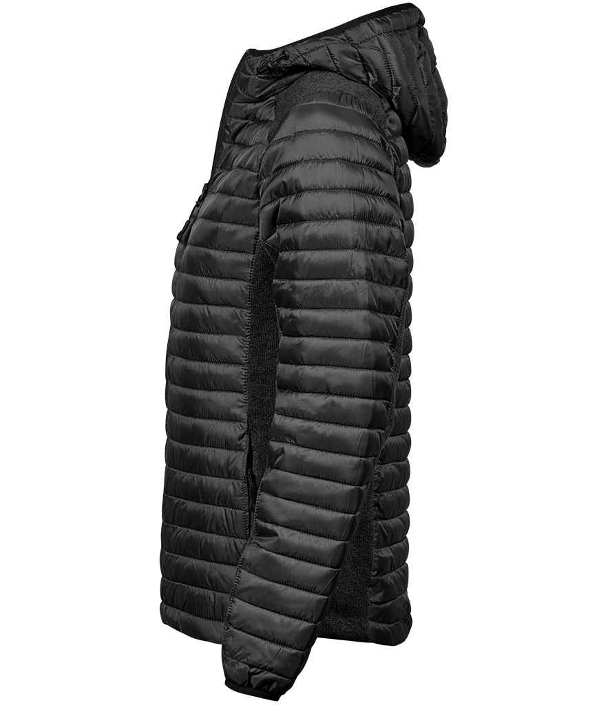 Tee Jays Ladies Crossover Hooded Padded Outdoor Jacket - Image 8