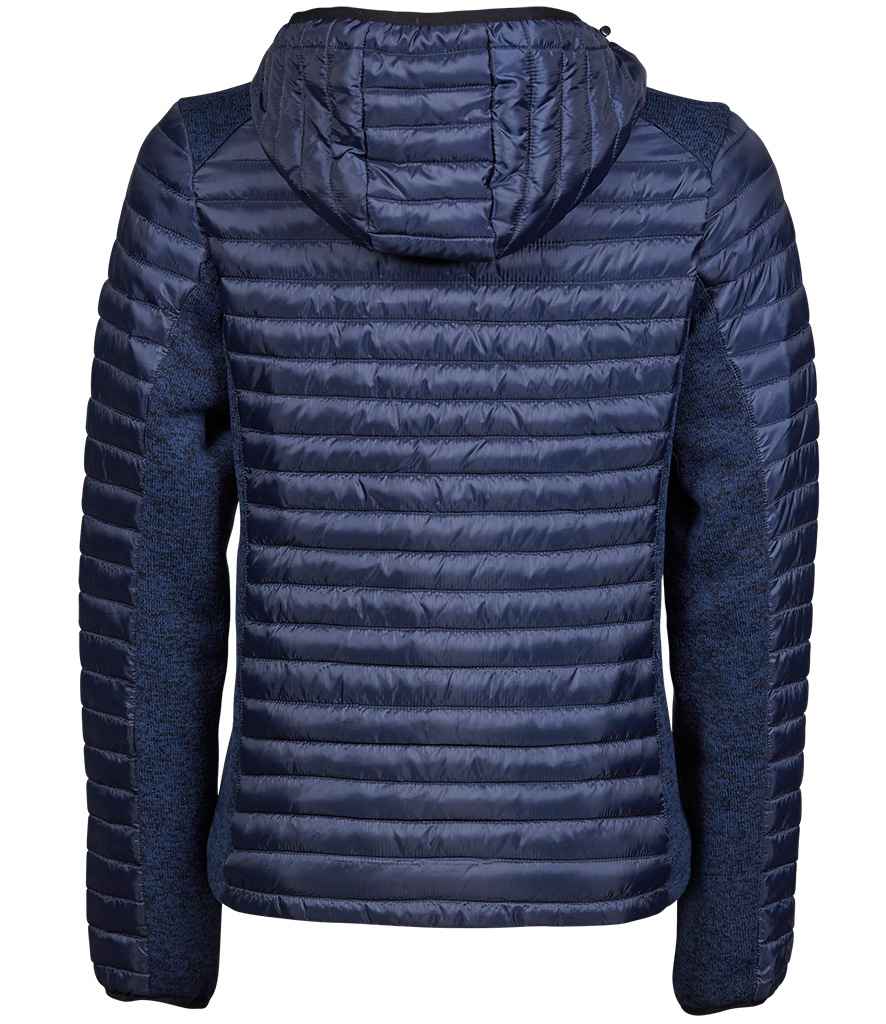 Tee Jays Ladies Crossover Hooded Padded Outdoor Jacket - Image 6