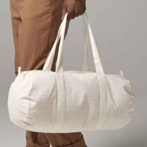 Westford Mill Striped Organic Barrel Bag