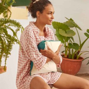 Westford Mill Fairtrade Piped Cushion Cover