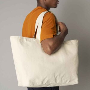 Westford Mill Oversized Heavy Duty Canvas Tote Bag