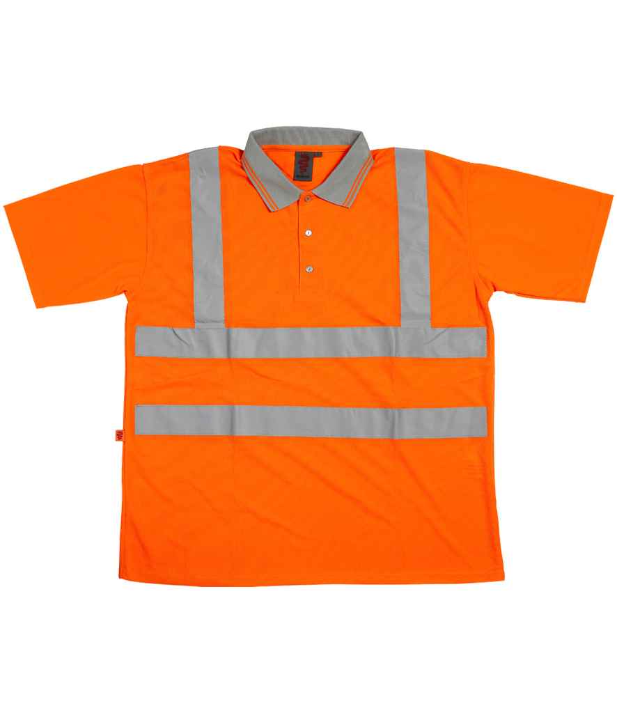 Warrior Hi-Vis Polo Shirt - Image 3