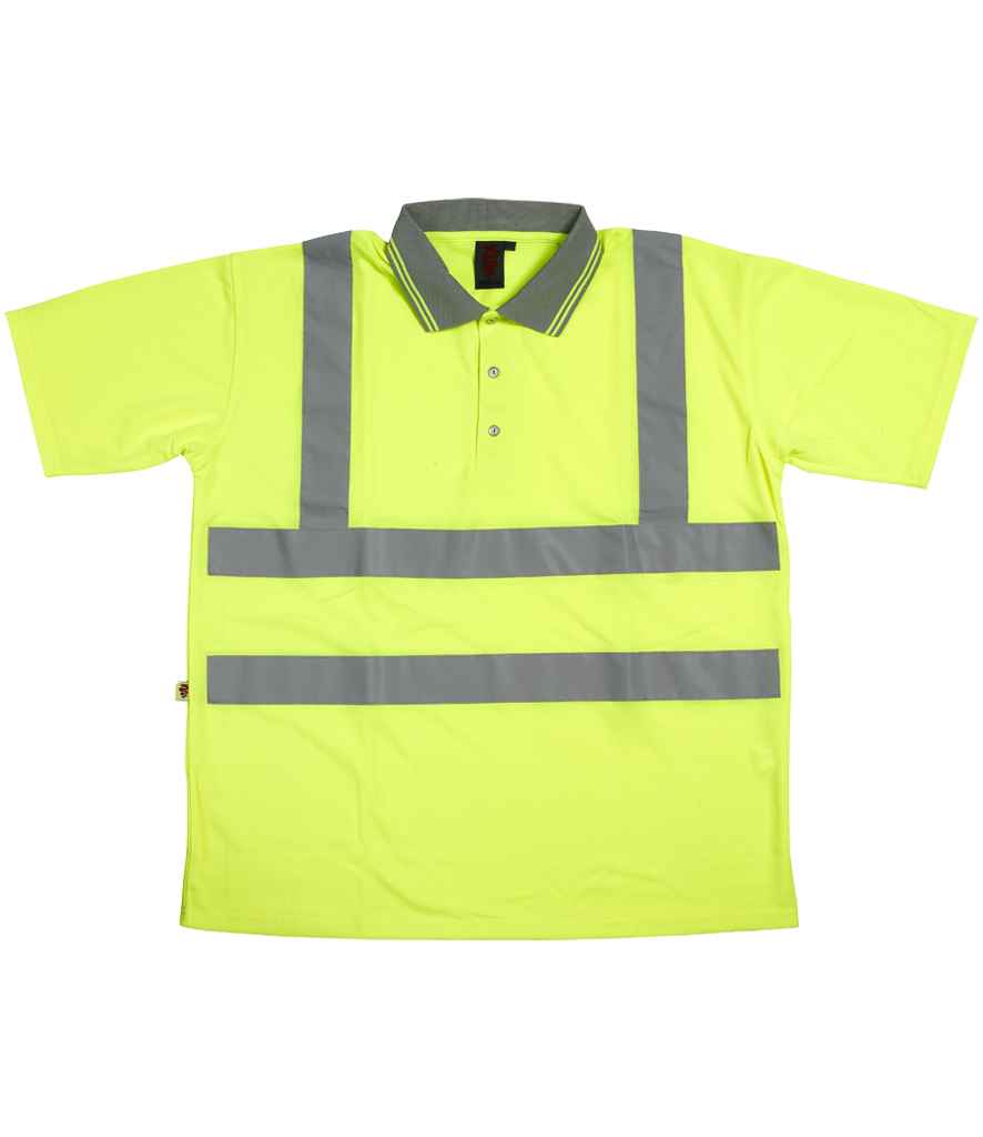 Warrior Hi-Vis Polo Shirt - Image 4