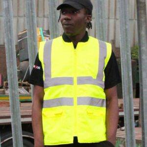 Warrior Hi-Vis Reversible Bodywarmer