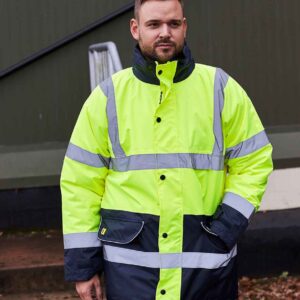 Warrior Hi-Vis Contrast Traffic Jacket