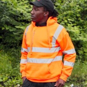Warrior Hi-Vis Pull On Hoodie