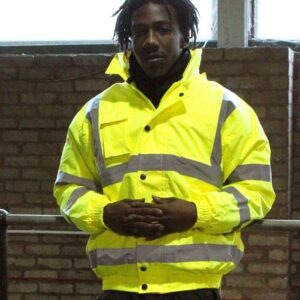 Warrior Hi-Vis Bomber Jacket