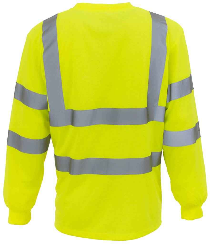 Yoko Hi-Vis Long Sleeve T-Shirt - Image 4