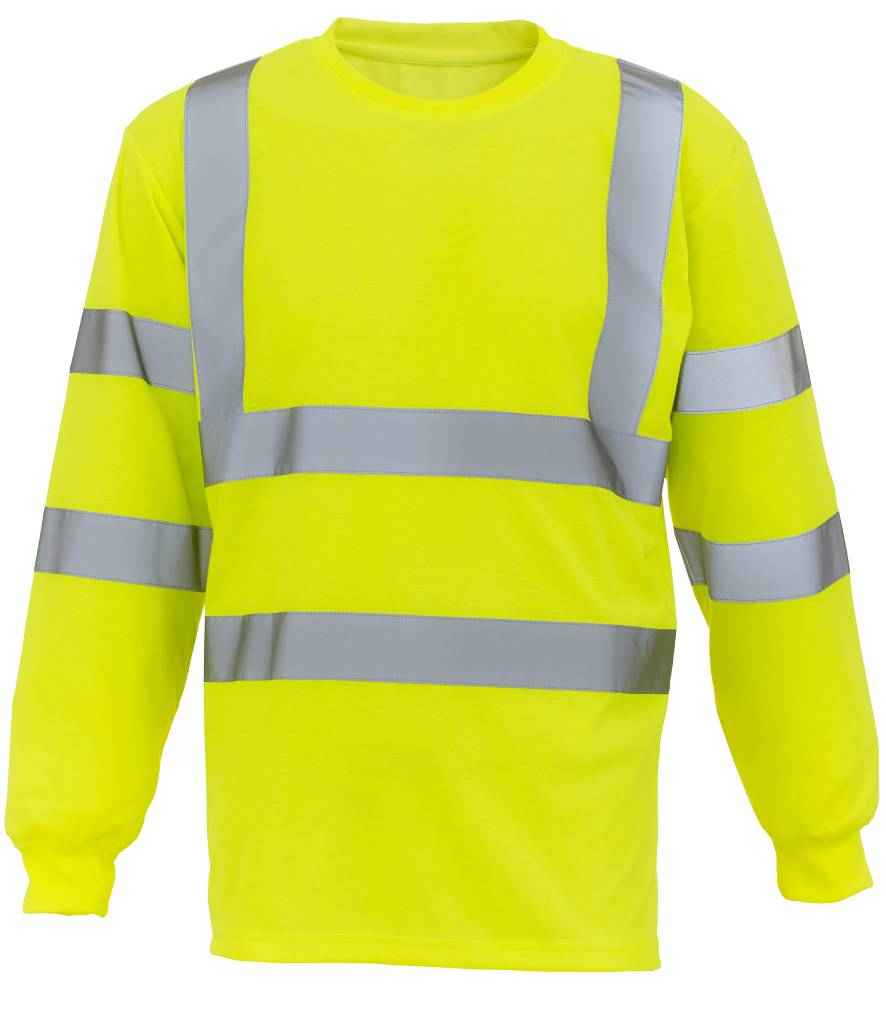 Yoko Hi-Vis Long Sleeve T-Shirt - Image 3
