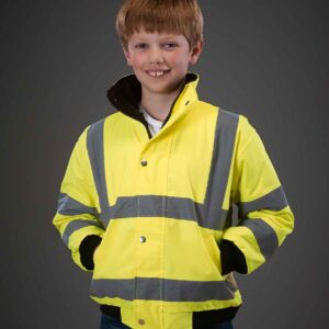 Yoko Kids Hi-Vis Bomber Jacket