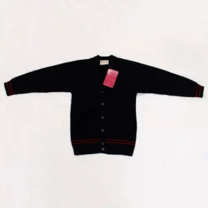 Red and Navy School Cardigan